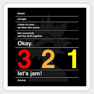 Let's Jam Sticker